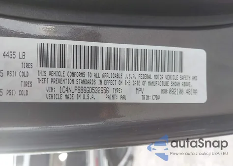 2016 Jeep Patriot Sport из США, поврежденный, VIN 1C4NJPBB6GD532656